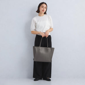 【WEB限定】ワンポイント シンプル トートバッグ（ソフトPCバッグ付） / A4 / 通勤