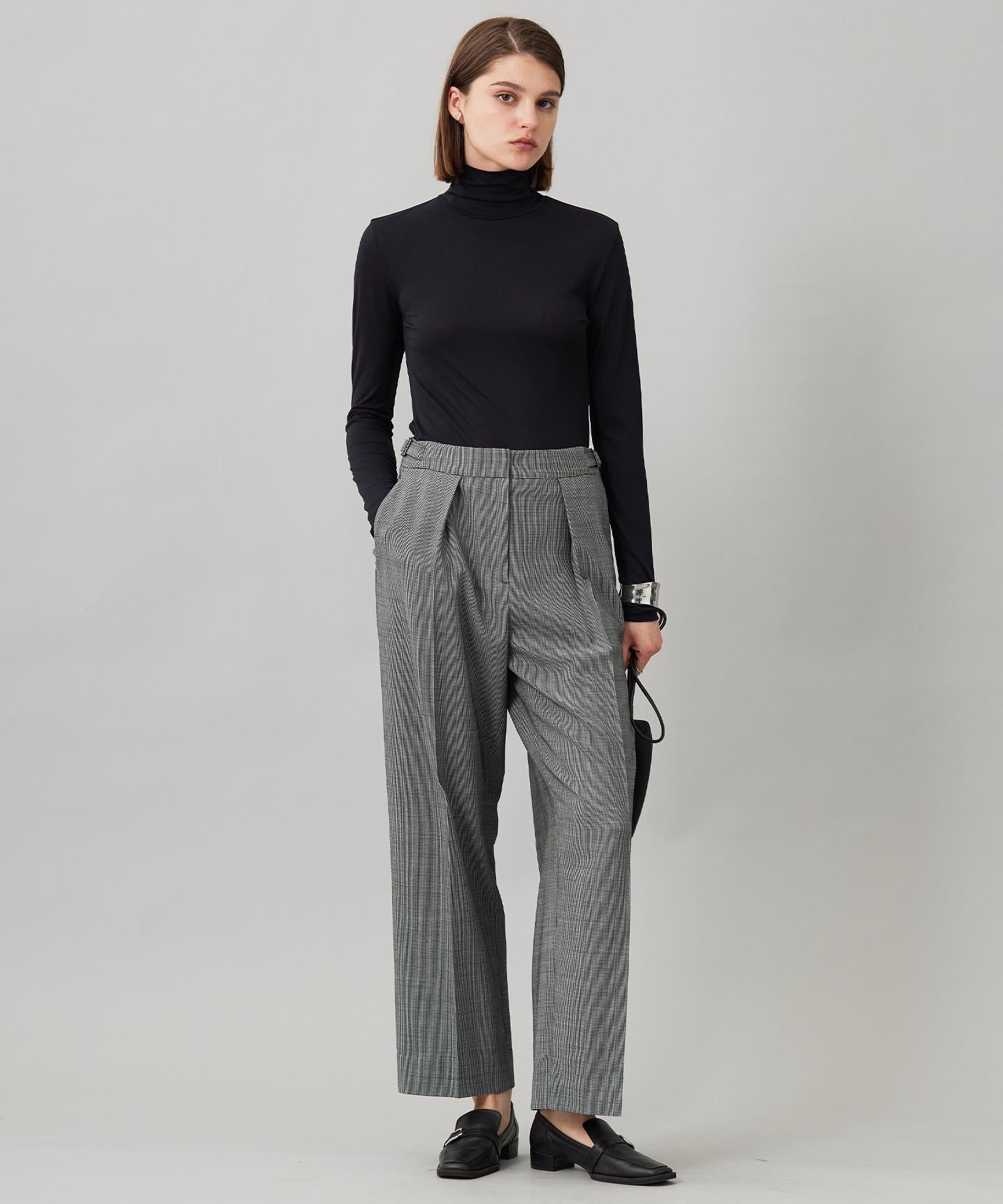 ウール2WAYストレッチ ワイドパンツ