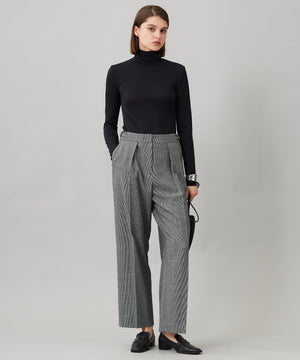 ウール2WAYストレッチ ワイドパンツ