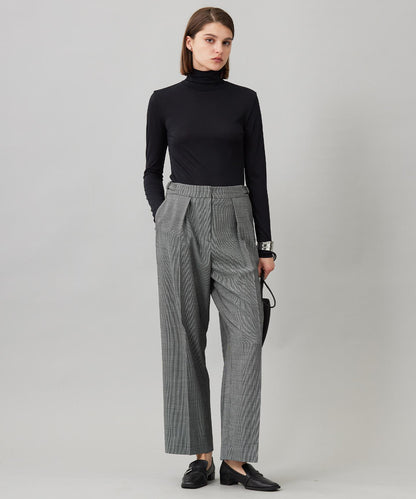 ウール2WAYストレッチ ワイドパンツ