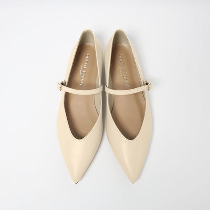 【WEB限定】ポインテッド ストラップ フラット20■↓↑