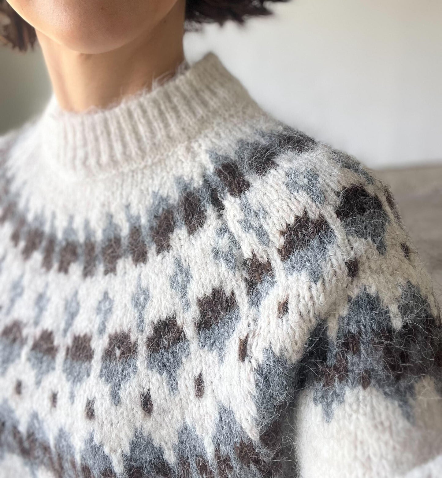 定番ノルディックニット