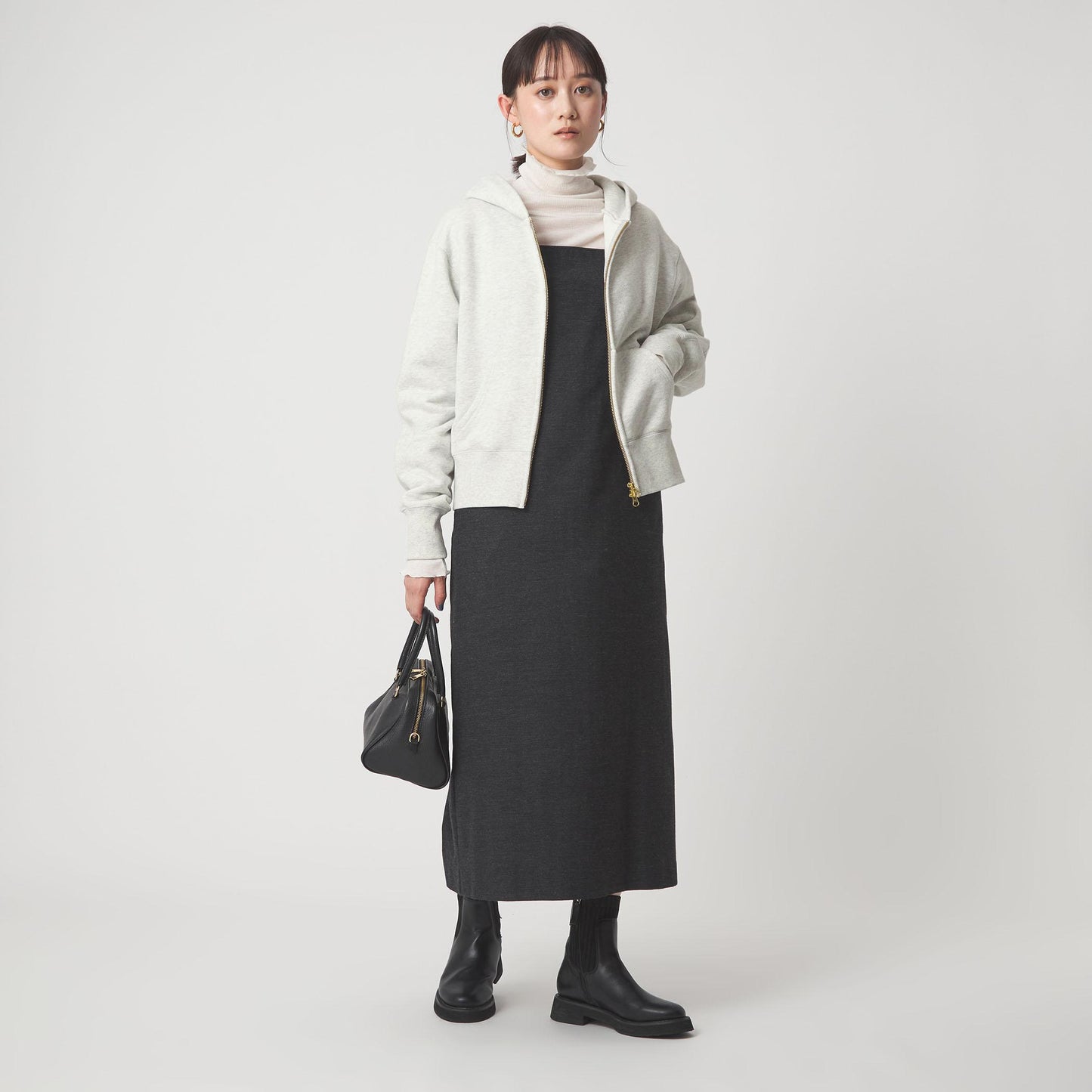 ダブルジップ フーディー