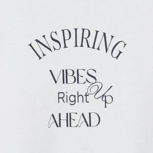 コットン ロゴプリント フレンチスリーブ Tシャツ