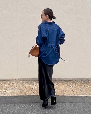 ソフトデニムシャツ