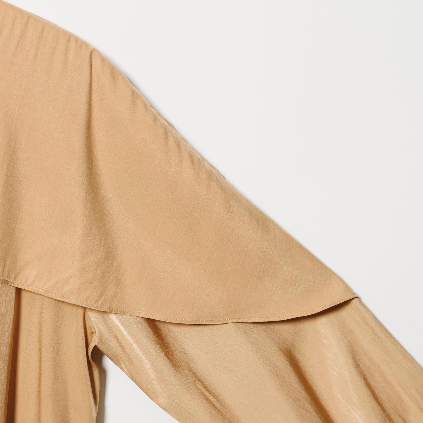 【WEB限定 Wardrobe DAILY MINIMAL】フリルレイヤーブラウス ウォッシャブル