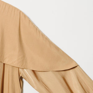 【WEB限定 Wardrobe DAILY MINIMAL】フリルレイヤーブラウス ウォッシャブル