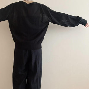 シースルーカーディガン