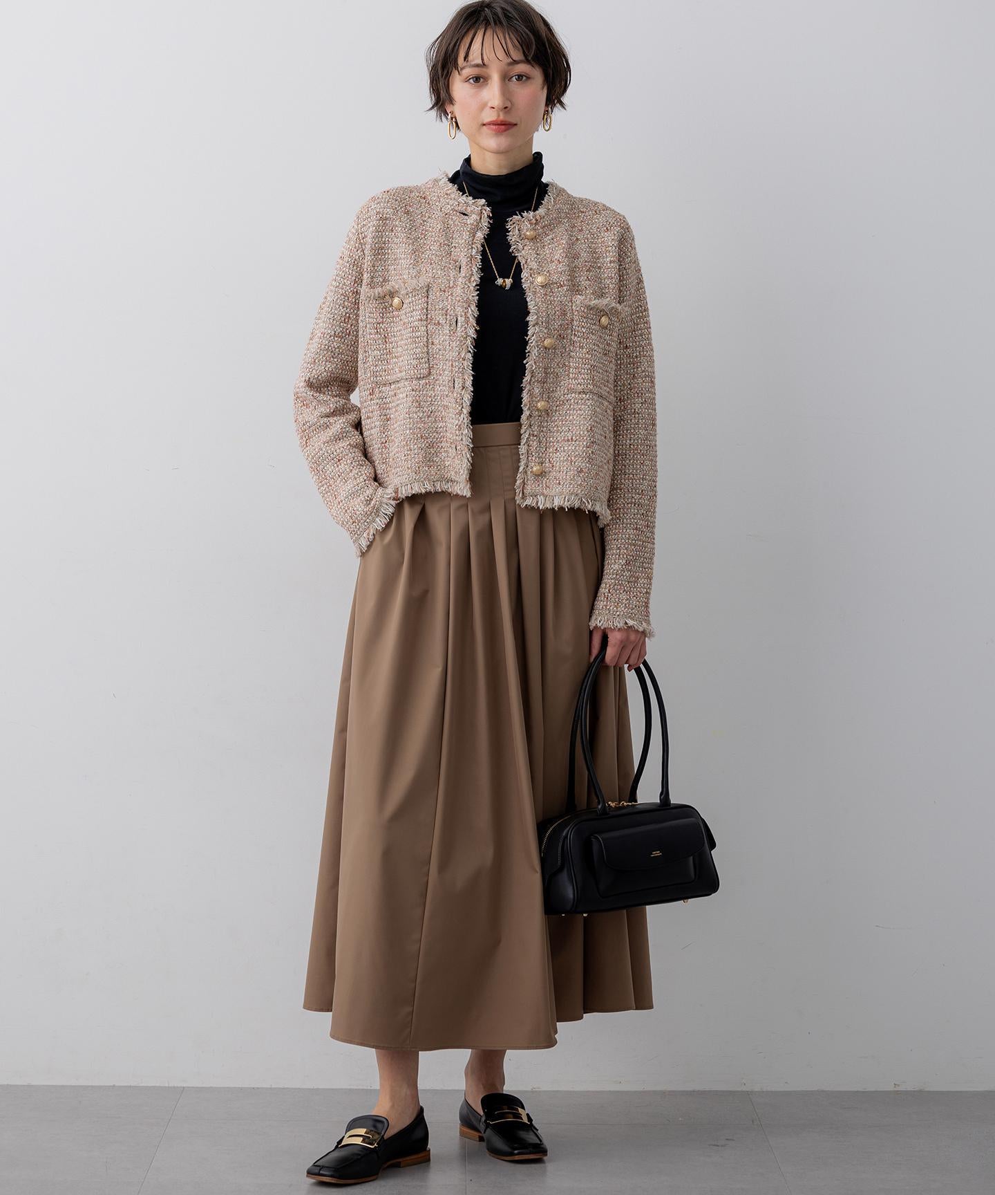 ブライトタフタ タック スカート