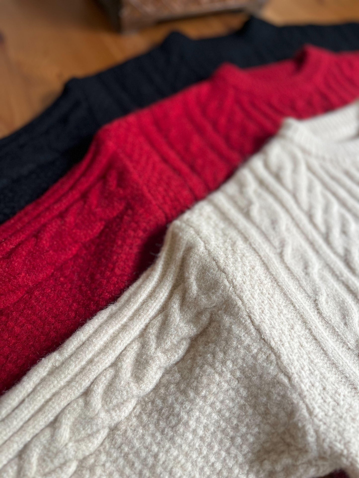 3colorアランニット