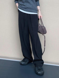タックワイドパンツ