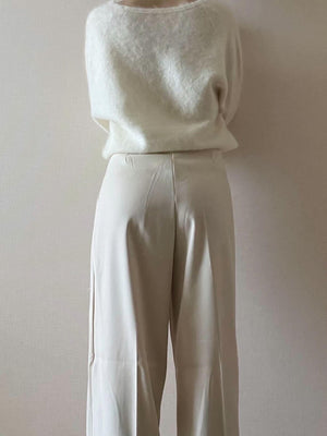 タックワイドパンツ