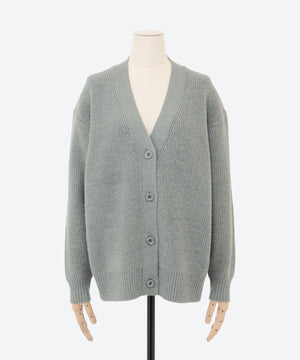 Vネックカーディガン