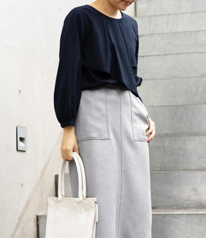 アシンメトリーフレアブラウス