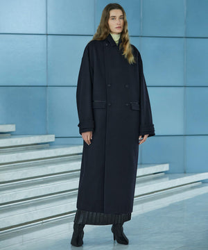 レザー ライク サテン プリーツスカート（uncrave WHITE）