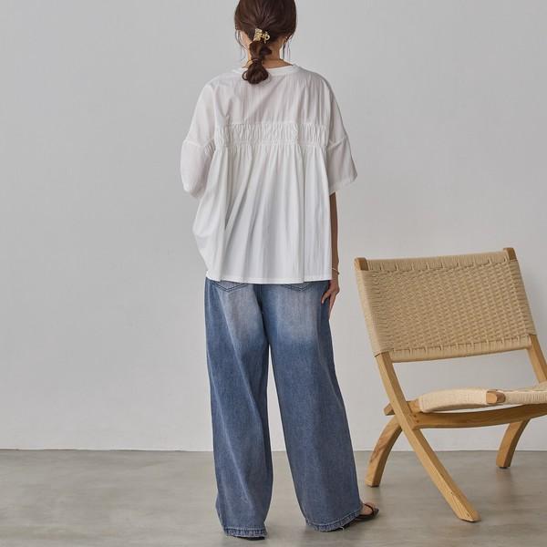 バックギャザードルマンTシャツ