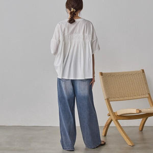 バックギャザードルマンTシャツ