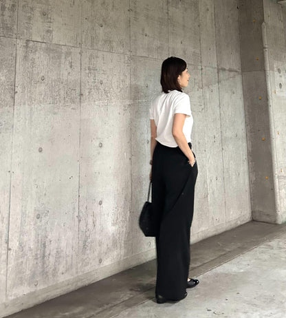 ワイドツータックパンツ
