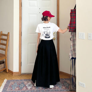 レタリング刺繍キャップ