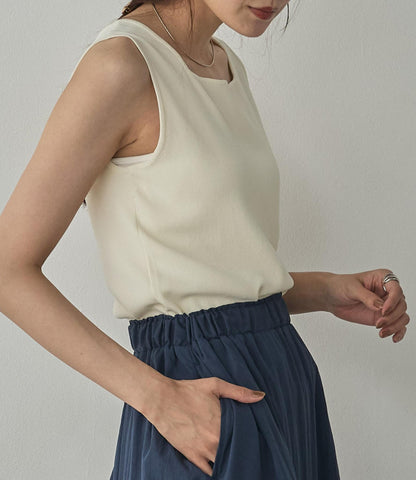 2wayニットタンクトップ