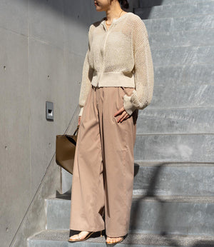 ダブルジップメッシュラメカーデブルゾン