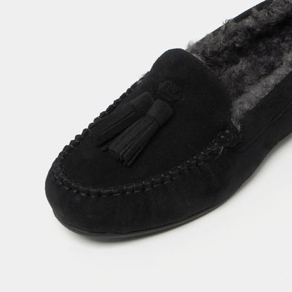 【WEB限定】ウォームタッセル モカシン 撥水