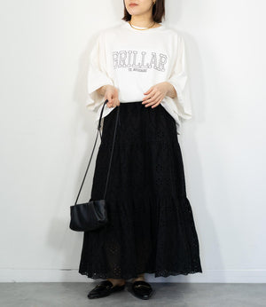 クロップドロゴTシャツ