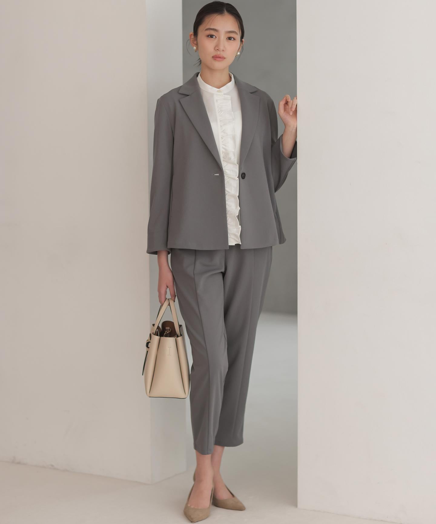 ジョーゼットジャージー ジャケット