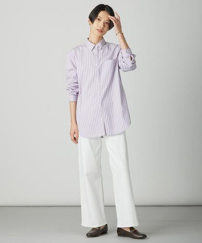 BASIC STRETCH DENIM ワイド ストレート デニム