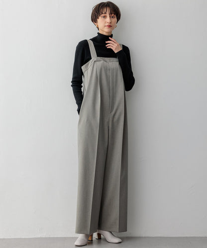 ウーステッドウール リブタートルネック ニット