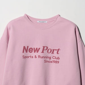 コットン裏毛 ロゴスウェット プルオーバー