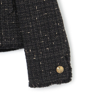 GIOLICA ボタン ツイード ジャケット