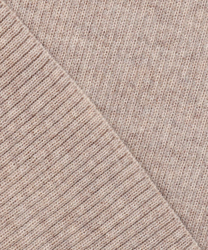 ウーステッドウール リブタートルネック ニット