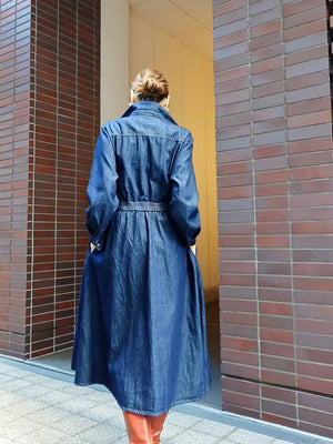 デニムフレアワンピース