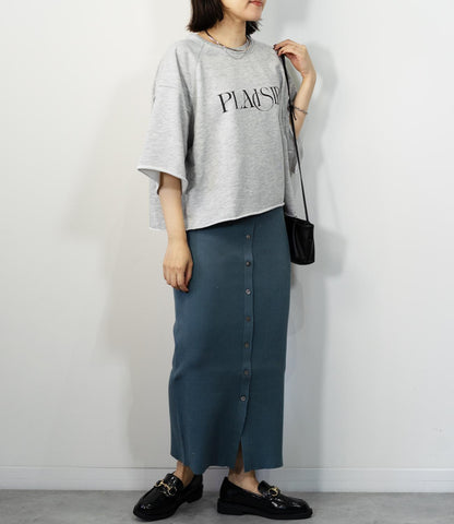 ミニ裏毛ロゴプルオーバー