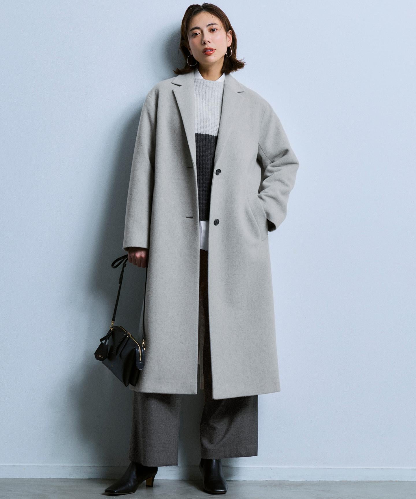 ウールモッサ チェスターコート