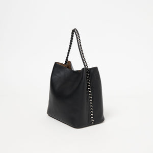 チェーンハンドル 2WAY スクエアバッグ ショルダーバッグ