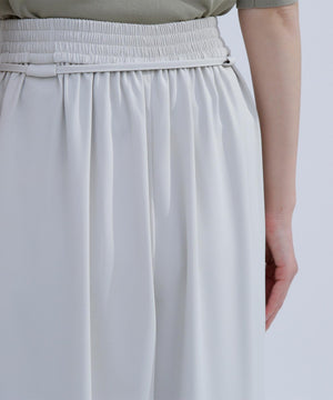 ナローリボンイージーワイドパンツ