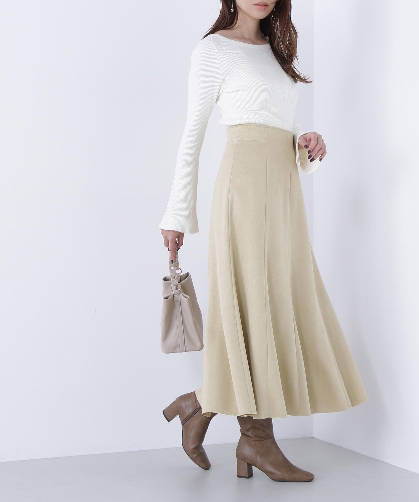 フェイクスエードシリーズ マーメイドスカート