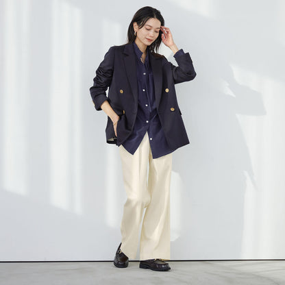 ［size SHORT/TALLあり］ニーハイフレアパンツ デニム 2 ストレッチ