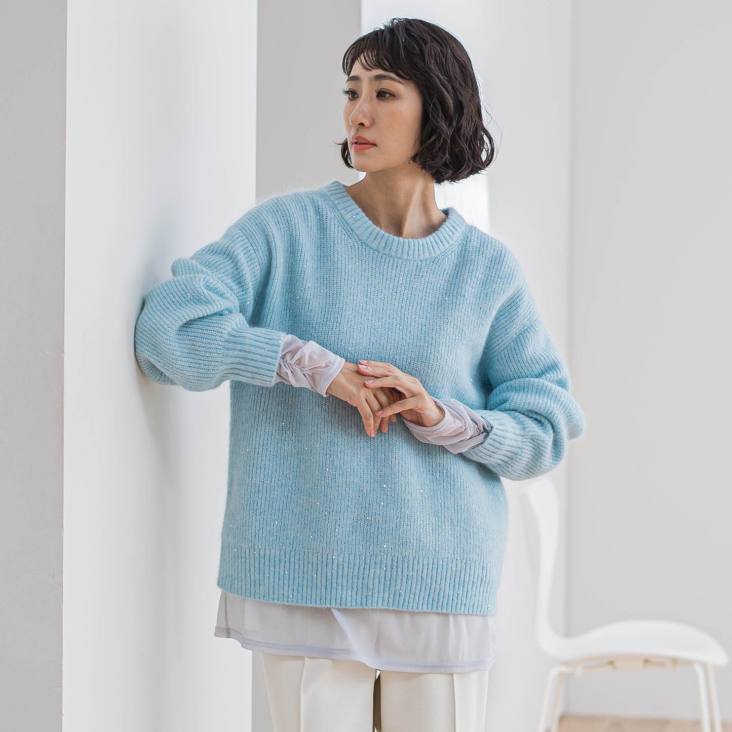 【WEB限定】”重ねるだけで格上げ”レイヤードインナー