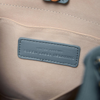 チェーンハンドル 2WAY スクエアバッグ ショルダーバッグ