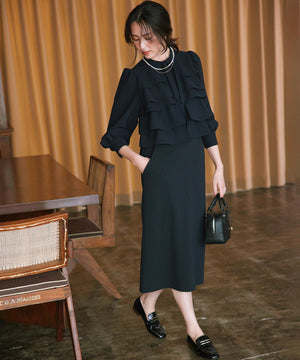 スクエアトゥローファー