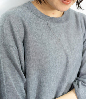 スウェットライクニットTシャツ
