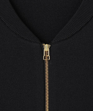 スゴ機能美ニット スリーブレスブルゾン