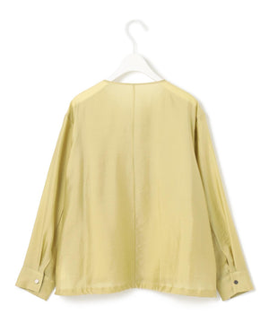 リヨセルナイロンワッシャー ノーカラーブルゾン