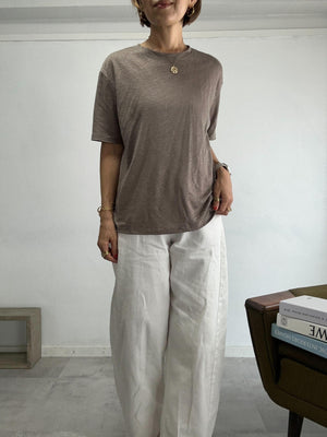 ベーシックリネンカットソー