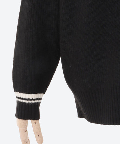 Vネックカーディガン