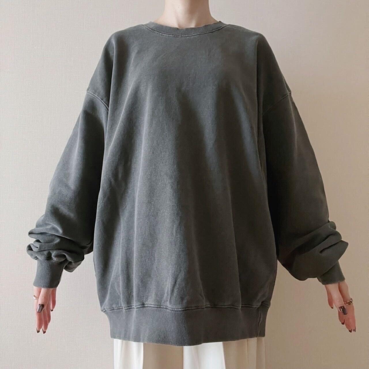 ピグメントビッグスウェット