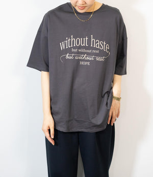 【接触冷感】エレガンスロゴTシャツ